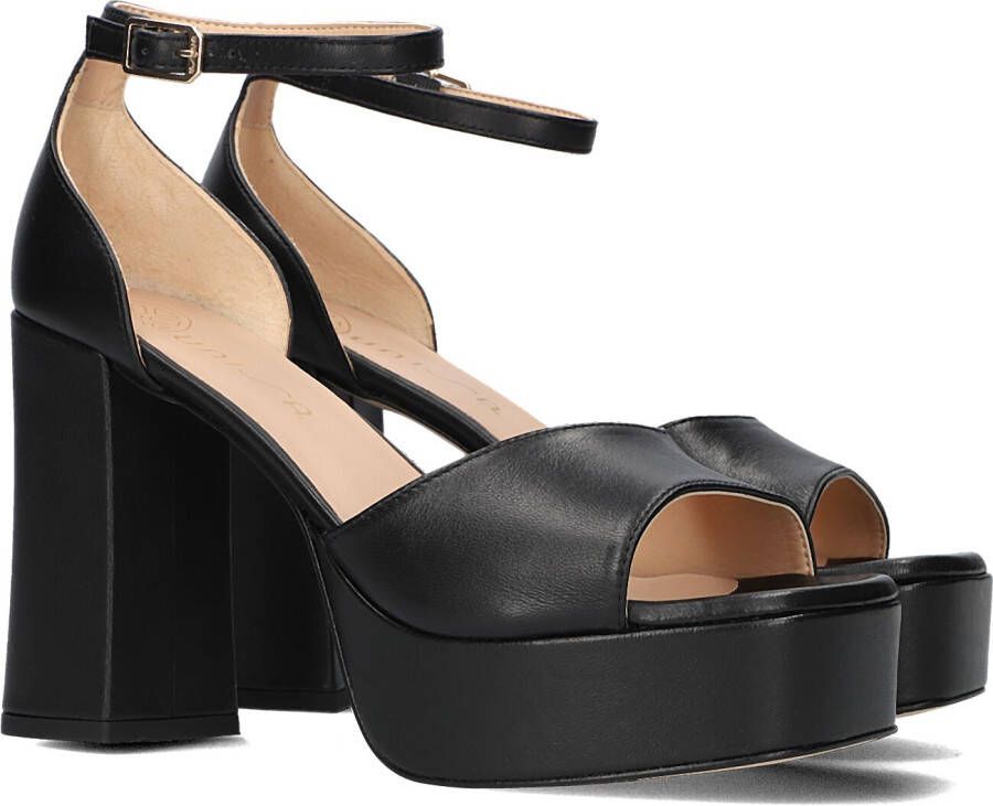 Unisa Zwarte Plateau Sandaal Onoa Black Dames