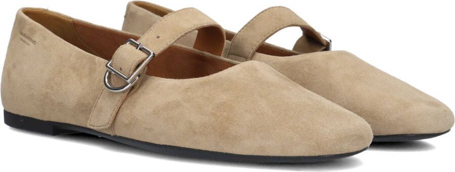 VAGABOND SHOEMAKERS Ballerina Dames Jolin 5608 Maat: 40 Materiaal: Suède Kleur: Beige