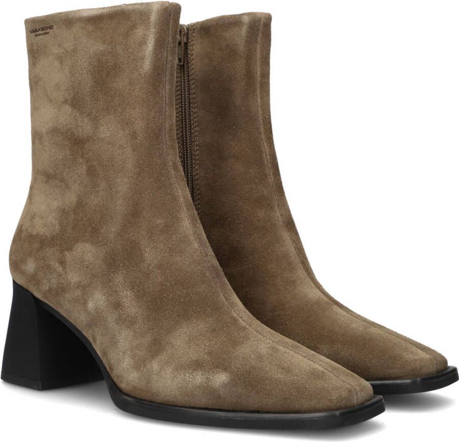 Vagabond Shoemakers Hedda Enkellaarsjes Enkelboots met rits Dames Beige