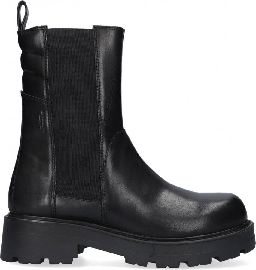 Vagabond Shoemakers Cosmo 2.0 Klassieke Zwarte Leren Booties Black Dames