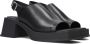 Vagabond Shoemakers Zwarte Leren Sandalen Hennie 101 Black Dames - Thumbnail 1