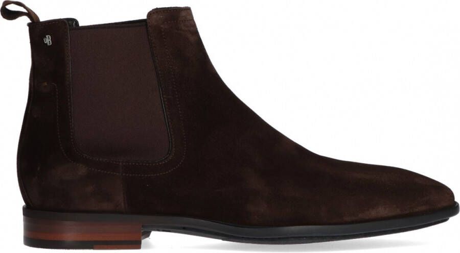 Van Bommel 10342 hoge business schoenen heren bruin 00 brown suede 43 5 (9+)