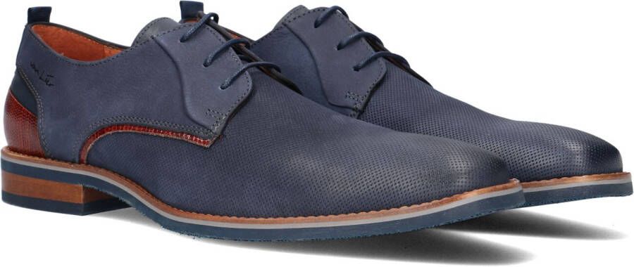 Van Lier Amalfi Nette schoenen Business Schoenen Heren Blauw