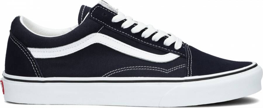 Vans Nacht Lage Sneaker met Suède en Canvas Blue Heren