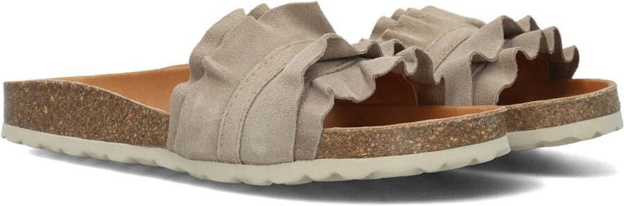 VERBENAS Slippers Dames Rocio Maat: 38 Materiaal: Suède Kleur: Taupe