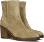 VIA VAI Taara Enkel Enkellaarsjes Enkelboots met rits Dames Beige - Thumbnail 1