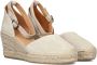 VIA VAI Espadrilles Dames Flora Braid Maat: 39 Materiaal: Leer Kleur: Beige - Thumbnail 1