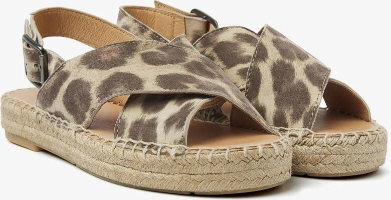 VIA VAI Sandalen met Hak Dames Mondi Isabella Maat: 37 Materiaal: Leer Kleur: Beige