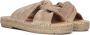 VIA VAI Slippers Dames Mondi Luz Maat: 42 Materiaal: Suède Kleur: Beige - Thumbnail 1