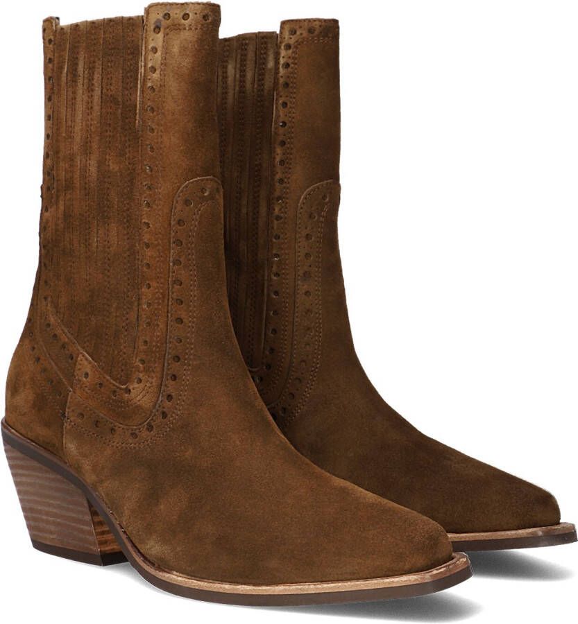 VIA VAI Eveline Cass Chelsea boots dames Enkellaarsjes dames Bruin