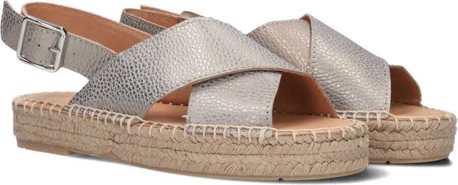 VIA VAI Sandalen met Hak Dames Mondi Isabella Maat: 38 Materiaal: Leer Kleur: Goud