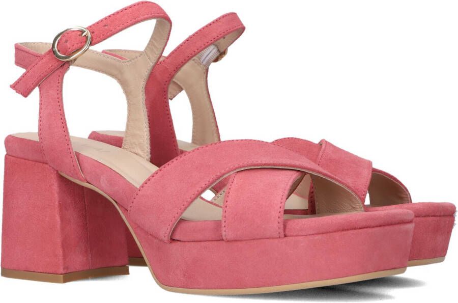 VIA VAI Cassia Six Roze Suede Sandalen met hak Dames