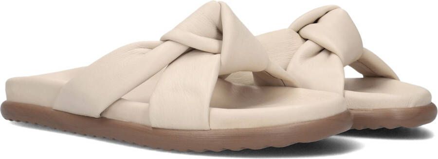 VIA VAI Slippers Dames Candy Nova Maat: 41 Materiaal: Leer Kleur: Ecru