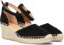 VIA VAI Espadrilles Dames Flora Braid Maat: 40 Materiaal: Suède Kleur: Zwart - Thumbnail 1