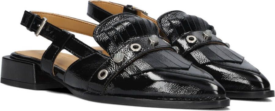 VIA VAI Slingbacks Dames Jazz Tammi Maat: 42 Materiaal: Lakleer Kleur: Zwart