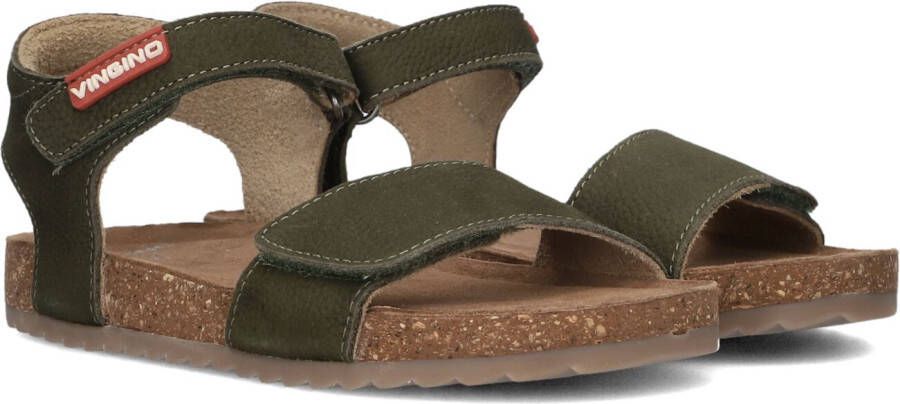 VINGINO Xavi suède sandalen groen Jongens Suede Effen 30