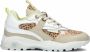 Vingino Mandy II leren sneakers met dierenprint beige multi - Thumbnail 1