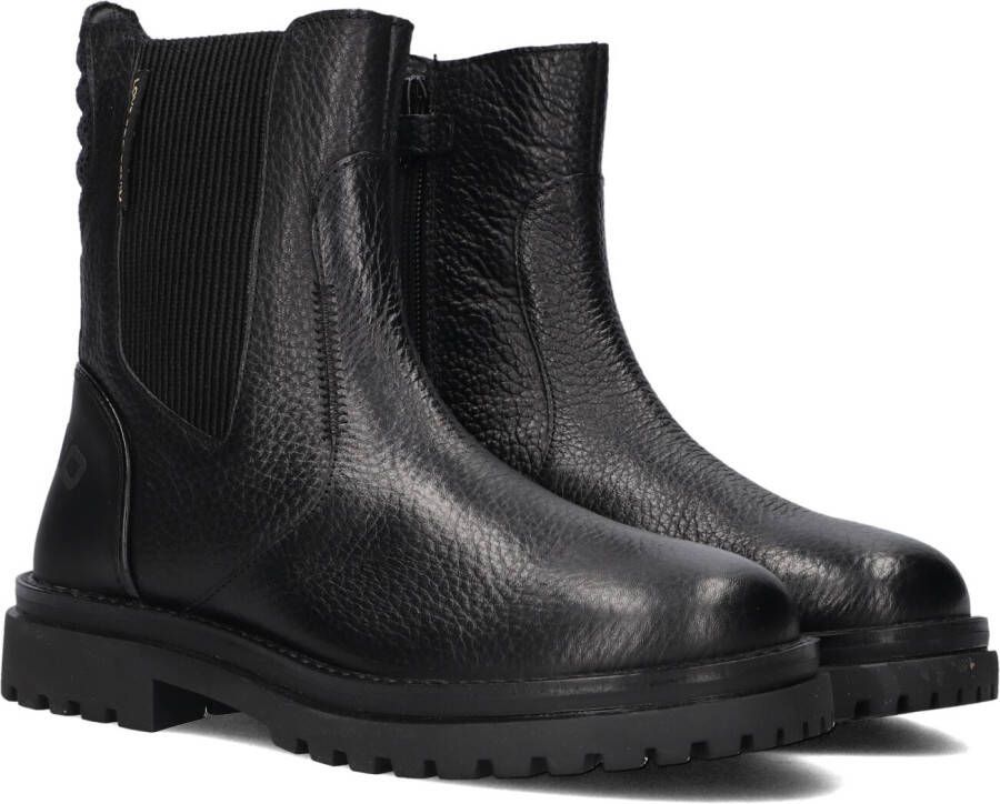 Vingino Kathy leren chelsea boots zwart