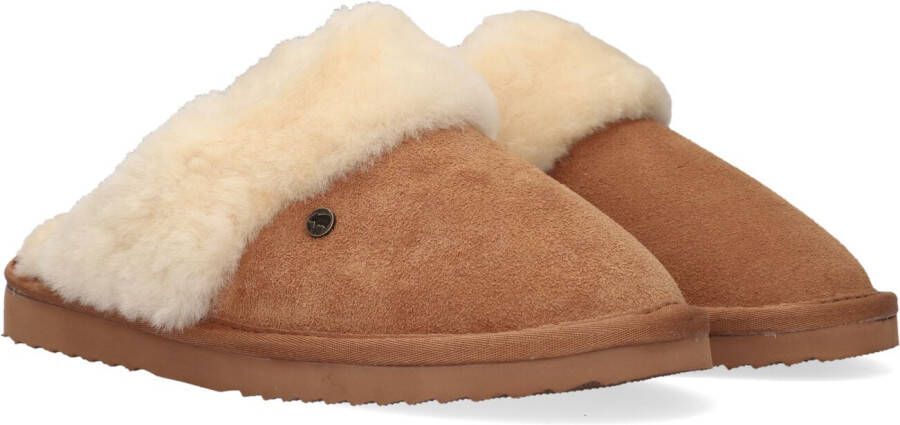 WARMBAT Pantoffels Dames Flurry Maat: 43 Materiaal: Suède Kleur: Camel