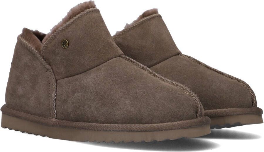 WARMBAT Pantoffels Dames Willow Maat: 39 Materiaal: Suède Kleur: Taupe