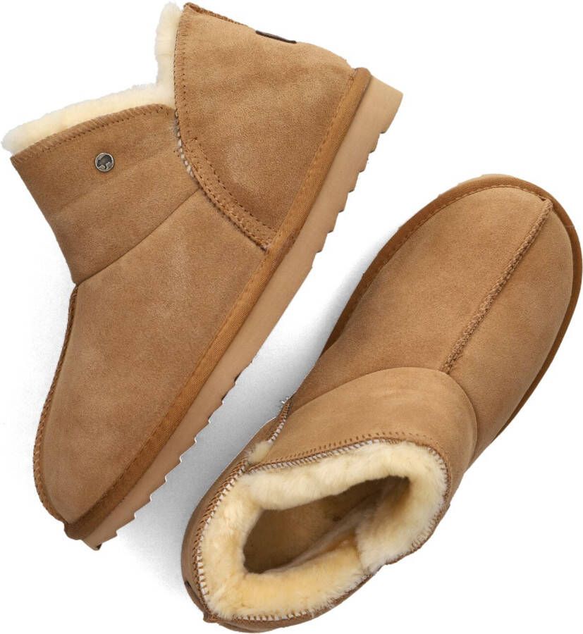 Warmbat Australia Willow suède pantoffels cognac kids Bruin Jongens Meisjes Suede 35