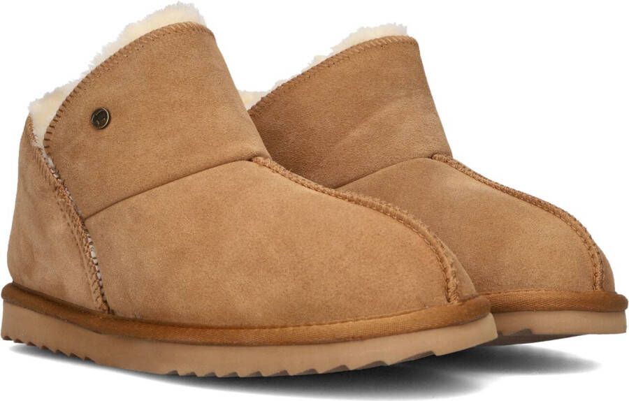 WARMBAT Pantoffels Dames Willow Maat: 37 Materiaal: Suède Kleur: Camel