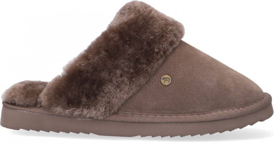 WARMBAT Pantoffels Dames Flurry Maat: 42 Materiaal: Suède Kleur: Grijs