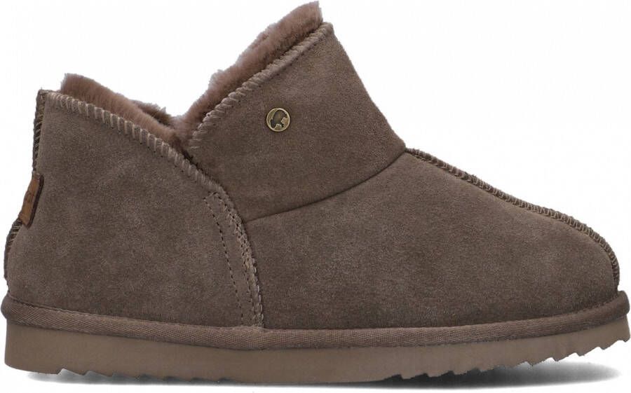 WARMBAT Pantoffels Dames Willow Maat: 36 Materiaal: Suède Kleur: Taupe