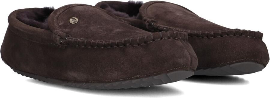 WARMBAT Pantoffels Heren Earlwood Maat: 40 Materiaal: Suède Kleur: Bruin