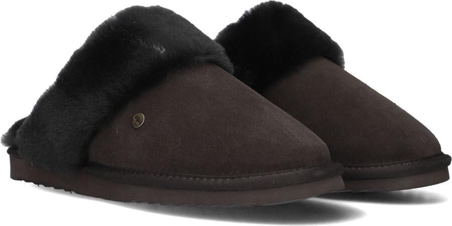 WARMBAT Pantoffels Dames Flurry Maat: 39 Materiaal: Suède Kleur: Bruin