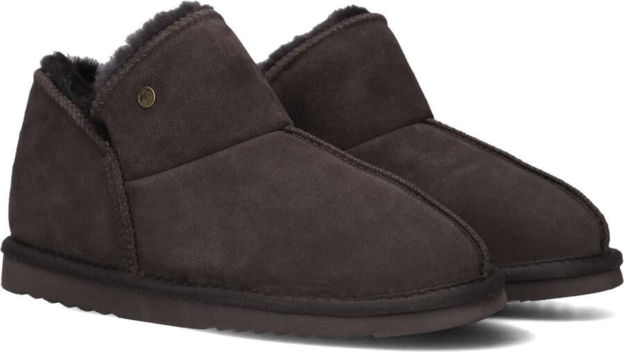 WARMBAT Pantoffels Willow Maat: 43 Materiaal: Suède Kleur: Bruin