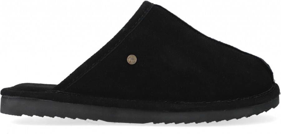 Warmbat Barron Suede Heren Pantoffels Black