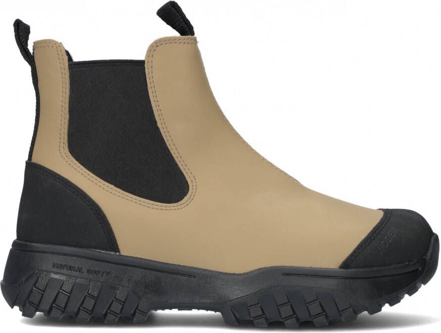 Woden Magda Track Waterproof Chelsea boots Enkellaarsjes Dames Beige