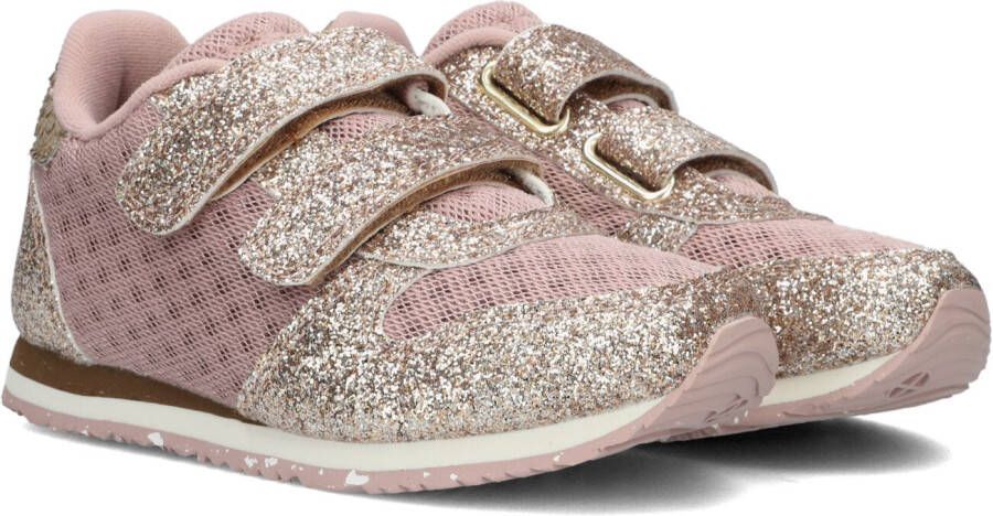 Woden Ydun Glitter Lage sneakers Meisjes Roze