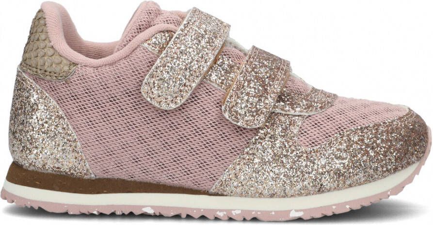 Woden Ydun Glitter Lage sneakers Meisjes Roze