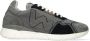 Womsh Grijze Lage Sneaker Runny Nylon Suède Gray Heren - Thumbnail 1