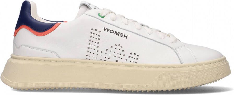 Womsh Snik Lage sneakers Leren Sneaker Heren Wit