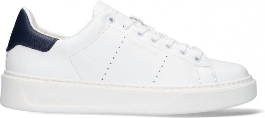 Woolrich Classic Court Heren Lage sneakers Leren Sneaker Heren Wit +