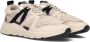 Wysh Carocel Lage sneakers Leren Sneaker Meisjes Beige - Thumbnail 1