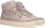 Bruin Tinten Nikkie Hoge sneakers Leren Sneaker Meisjes Taupe - Thumbnail 1