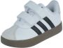 Adidas Sportswear VL Court 3.0 sneakers wit zwart beige Suede 25 - Thumbnail 5