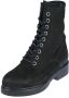 AQA Shoes A8441 Volwassenen VeterlaarzenHoge sneakersDames veterschoenenHalf-hoge schoenen Zwart - Thumbnail 2