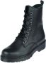 AQA Shoes A8435 Volwassenen VeterlaarzenHoge sneakersDames veterschoenenHalf-hoge schoenen Zwart - Thumbnail 5