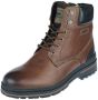 ECCO Australian YORKSHIRE 15 1630 01 T02 Middelbruine half hoge veterboots wijdte G - Thumbnail 4