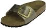 BIRKENSTOCK Slippers Dames Madrid Big Buckle Dames Maat: 38 Kleur: Taupe - Thumbnail 4