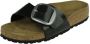 BIRKENSTOCK Slippers Dames Madrid Big Buckle Dames Maat: 40 Materiaal: Leer Kleur: Zwart - Thumbnail 7