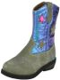 BunniesJR 224826-408 Meisjes Cowboy Boots Taupe Suède Ritssluiting - Thumbnail 2