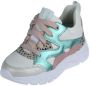 BunniesJR 225344-596 Meisjes Lage Sneakers Multicolor Leer Veters - Thumbnail 3