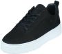 Cycleur de Luxe Zwarte Nubuck Lage Sneaker Pokes Black Heren - Thumbnail 2