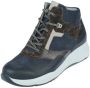 Durea Veterboot 9778 605 1177 Wijdte K Zwart Blauw Combi - Thumbnail 2